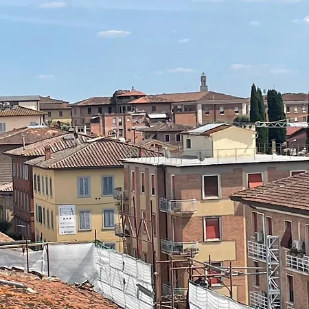 View Over The Rooftops Of Apartment Siena