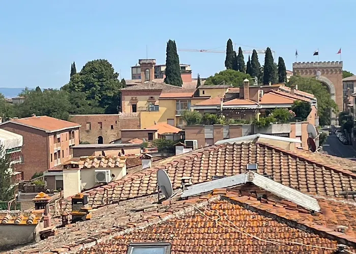 View Over The Rooftops Of Sienne